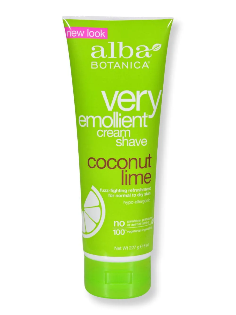 Alba Botanica Moisturizing Cream Shave Coconut Lime 8 fl oz