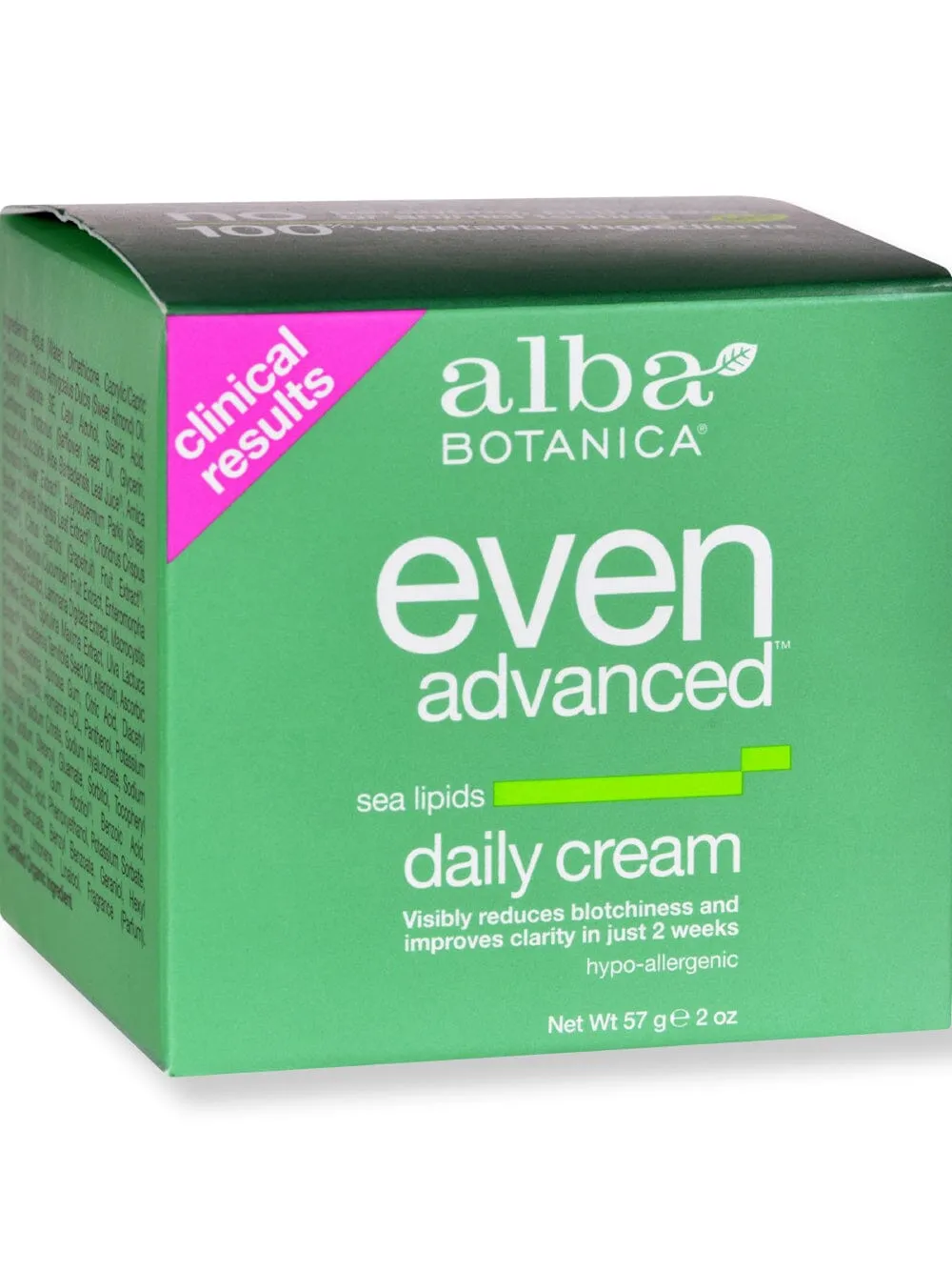 Alba Botanica Natural Even Advanced Daily Cream 2 oz