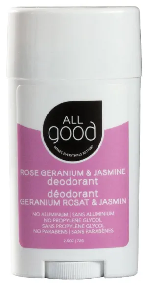 All Good Deodorant Rose/Jasmin Skin Care & Balms - Stay Fresh and Nourished All Day!