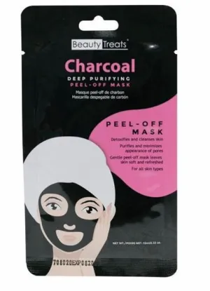 Beauty Treats Charcoal Deep Purifying Peel-Off Mask 0.33 oz