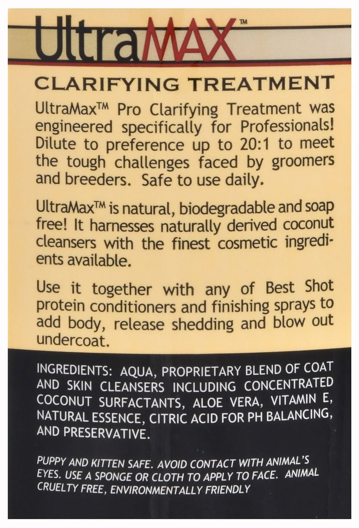 Best Shot UltraMAX Pro Clarifying Shampoo