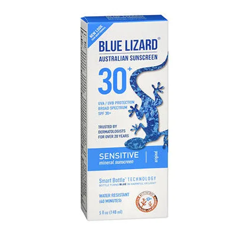 Blue Lizard Australian Sunscreen SPF 30  Sensitive 5 Oz By Blue Lizard