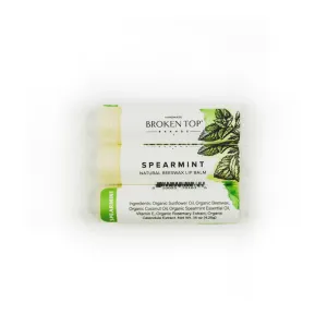 BROKEN TOP Beeswax Spearmint Lip Balm - .15oz