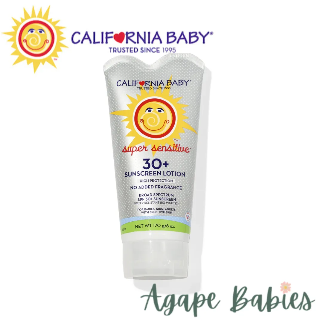 California Baby Sunscreen: Super Sensitive (No Fragrance) Sunscreen SPF 30  2.9oz Exp: 03/24