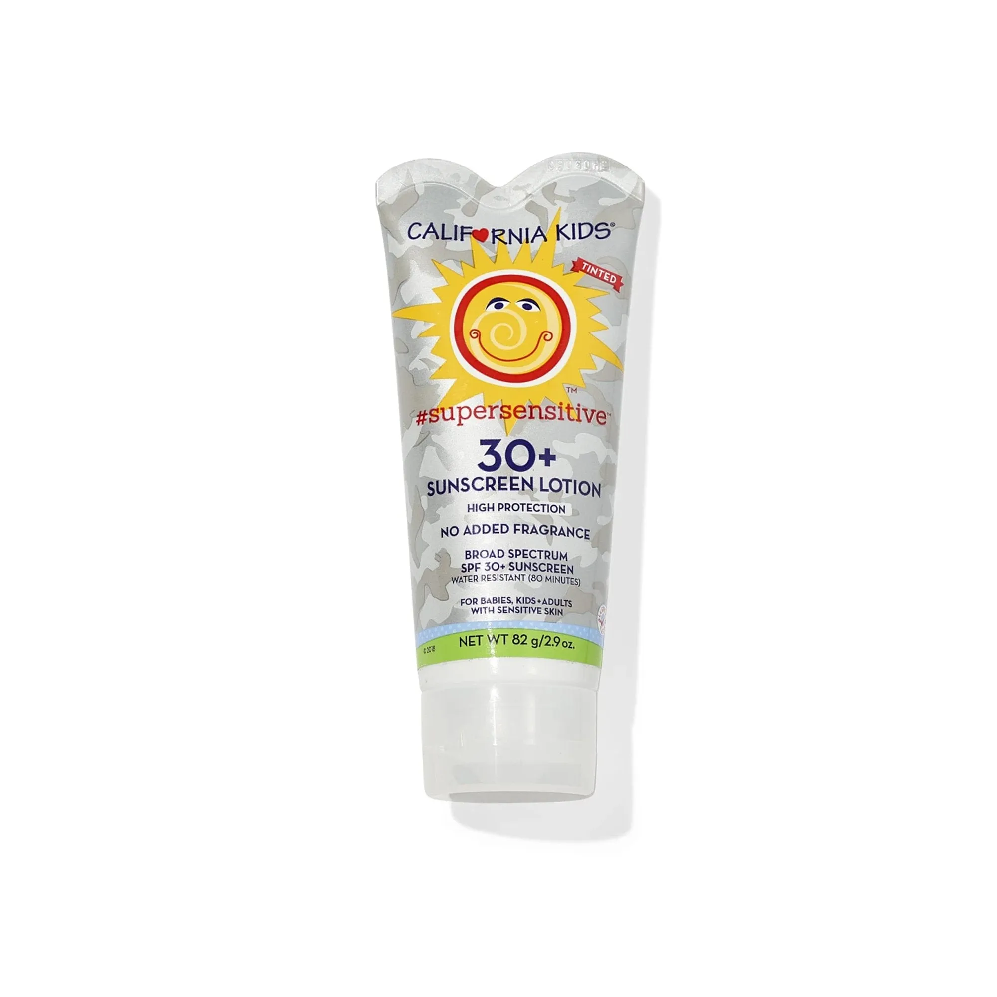 CALIFORNIA KIDS® #SUPERSENSITIVE™  BROAD SPECTRUM SPF 30  SUNSCREEN