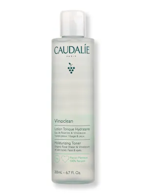 Caudalie Vinoclean Moisturizing Toner with Rose Water 6.7 oz 200 ml