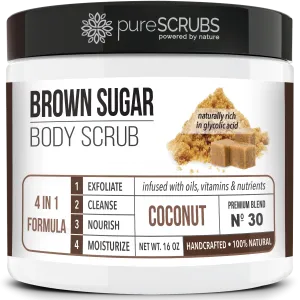 Coconut Body Scrub / Brown Sugar / Premium Blend #30