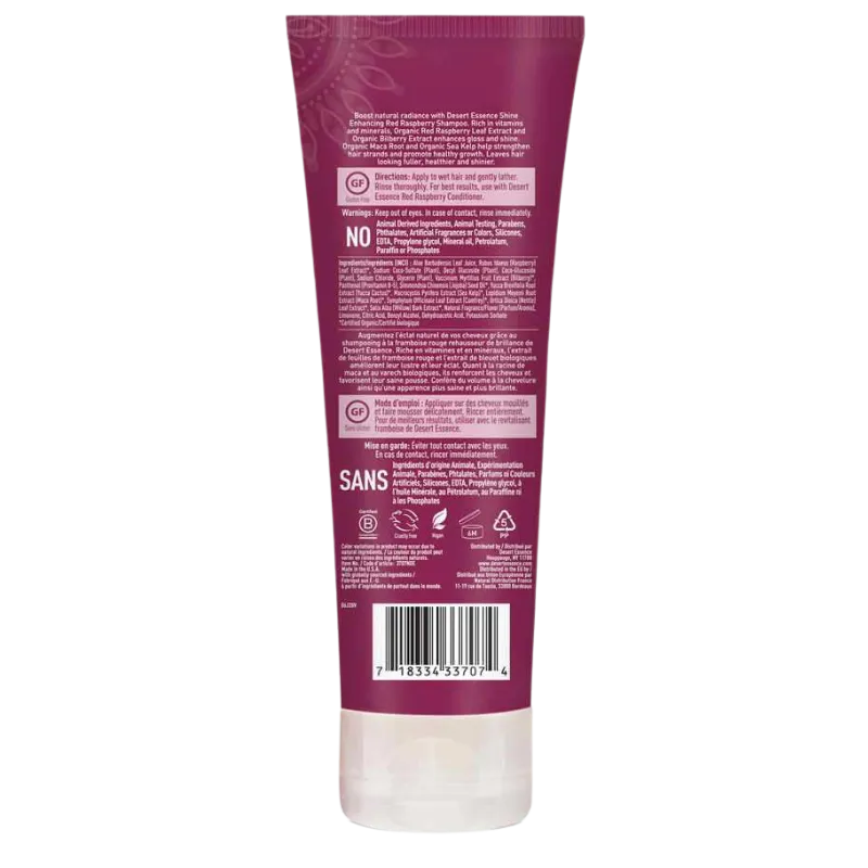 Desert Essence Red Raspberry Shampoo 8oz