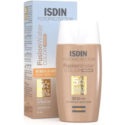 Fusion Water Color Spf 50 Tinted Daily Face Sunscreen 50ml middle, Isdin