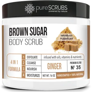 Ginger Body Scrub / Brown Sugar / Premium Blend #35