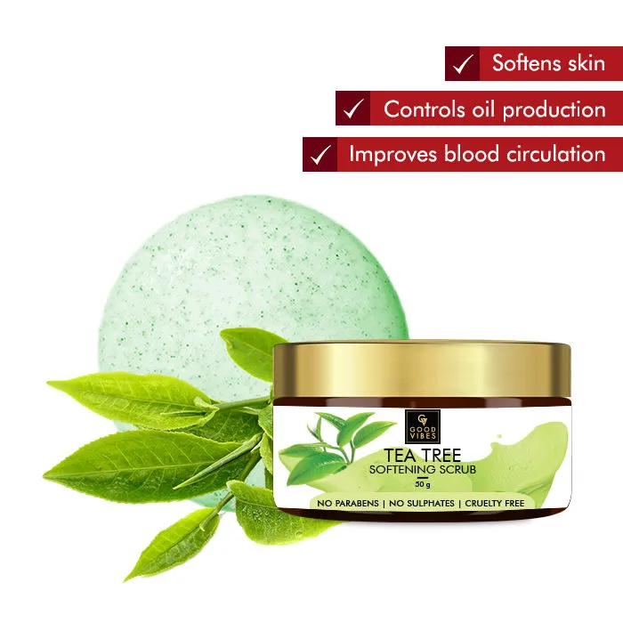 Good Vibes Softening Face Scrub - Tea Tree (50 gm)