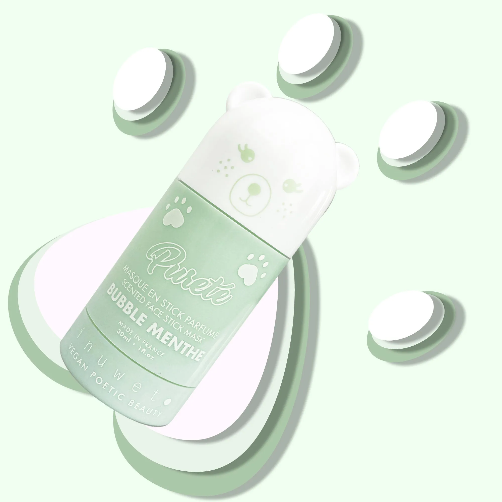 Inuwet Dream Mask - Purity Clay Mask Bubble Mint Scent