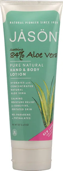 JASON - Soothing 84% Aloe Vera Hand and Body Lotion - 8 fl. oz. (237ml)