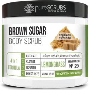 Lemongrass Body Scrub / Brown Sugar / Premium Blend #29