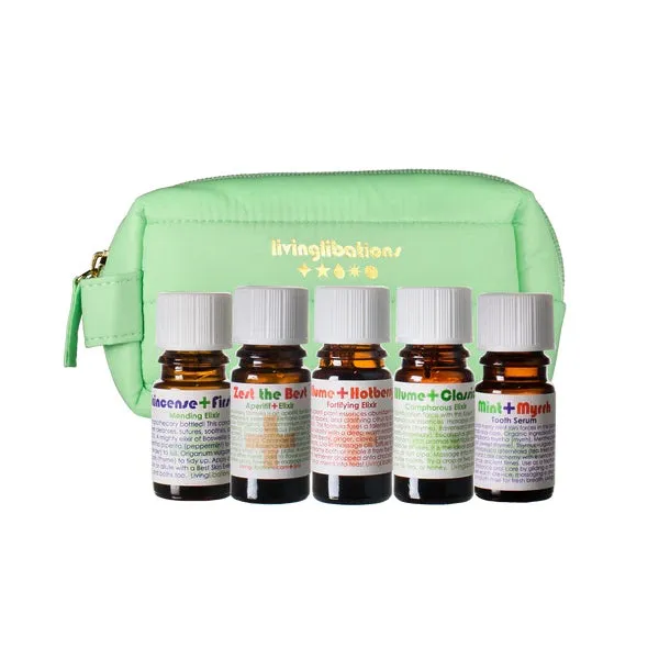 LIVING LIBATIONS - Aromatherapy Apothecary Travel Kit