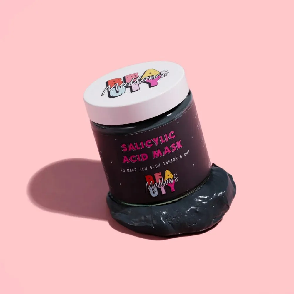 Mallow Beauty 100g Charcoal Pot Salicylic Acid Mask