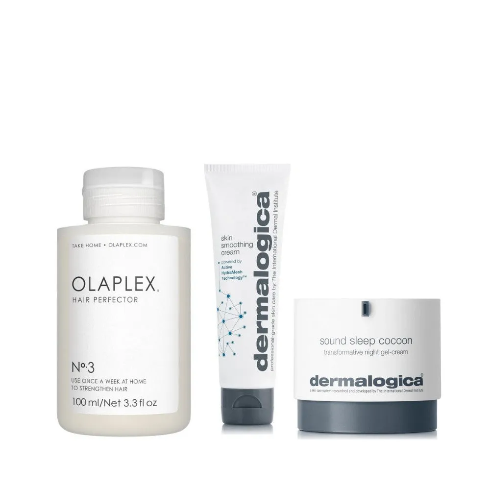 Olaplex & Dermalogica Perfector No.3   Moisturiser Skincare Set