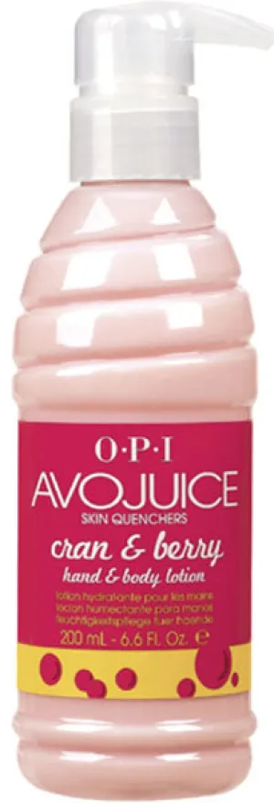 OPI Avojuice Skin Quenchers - Cran & Berry - 6.6 oz