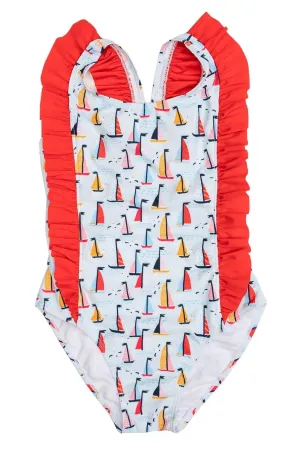 Rosemary Sailboat One Piece Swimsuit