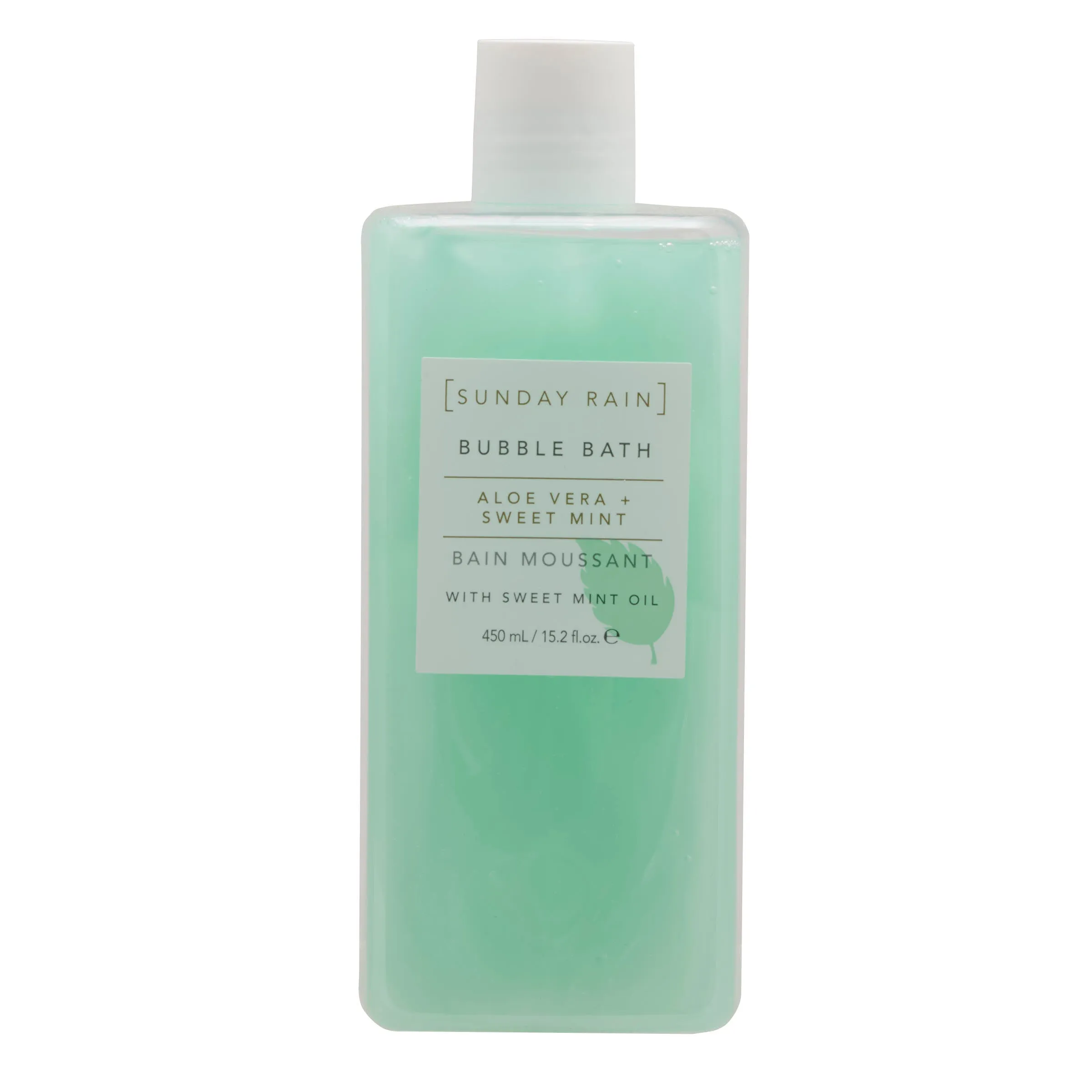 Sunday Rain Aloe Vera & Mint Bubble Bath, 450ml