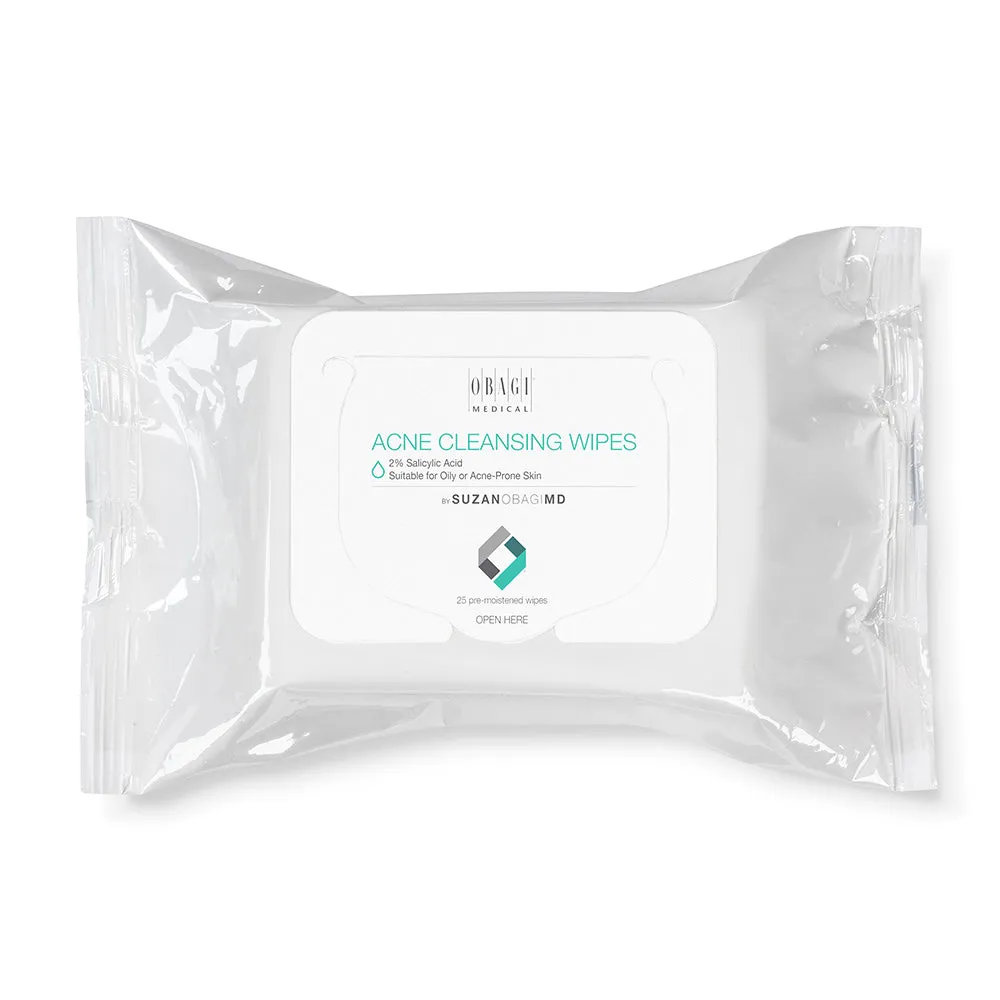 SUZANOBAGIMD™ On-the-Go Cleansing Wipes for Oily or Acne Prone Skin