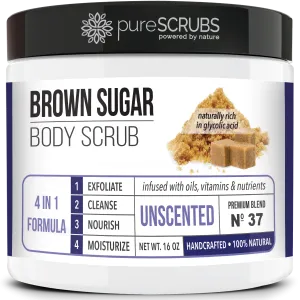 Unscented Body Scrub / Brown Sugar / Premium Blend #37