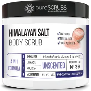 Unscented Body Scrub / Pink Himalayan Salt / Premium Blend #39